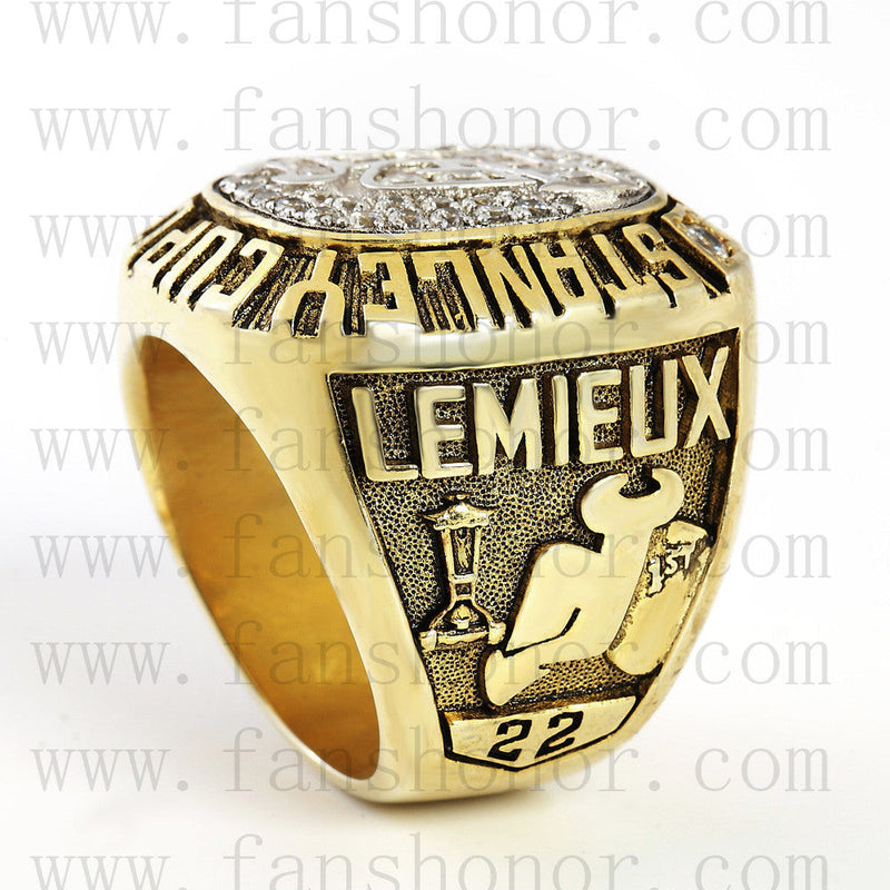 Customized NHL 1995 New Jersey Devils Stanley Cup Championship Ring