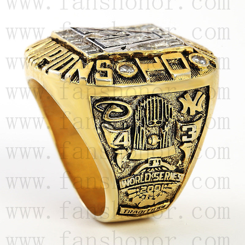 Customized MLB 2001 Arizona Diamondbacks World Series Championship Ring