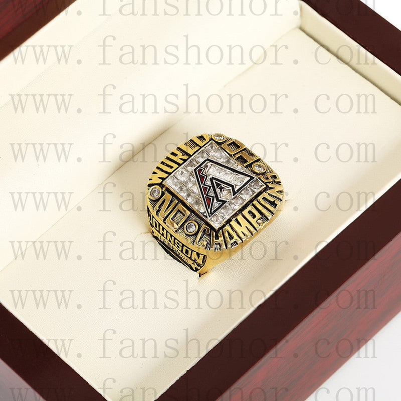 Customized MLB 2001 Arizona Diamondbacks World Series Championship Ring