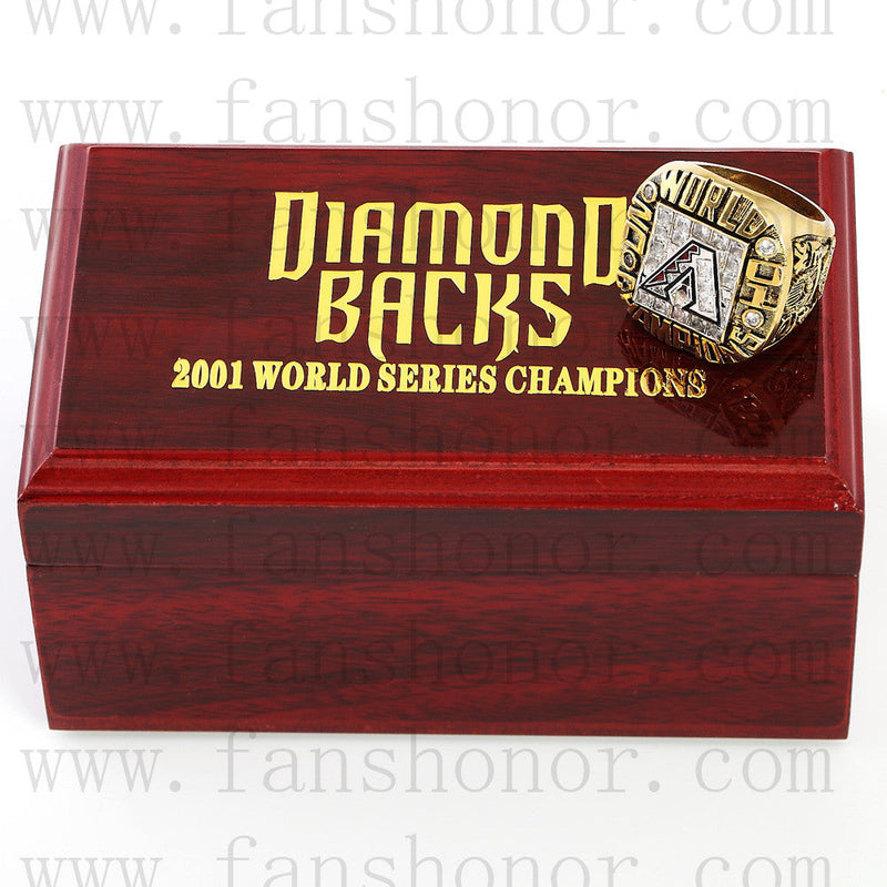 Customized MLB 2001 Arizona Diamondbacks World Series Championship Ring