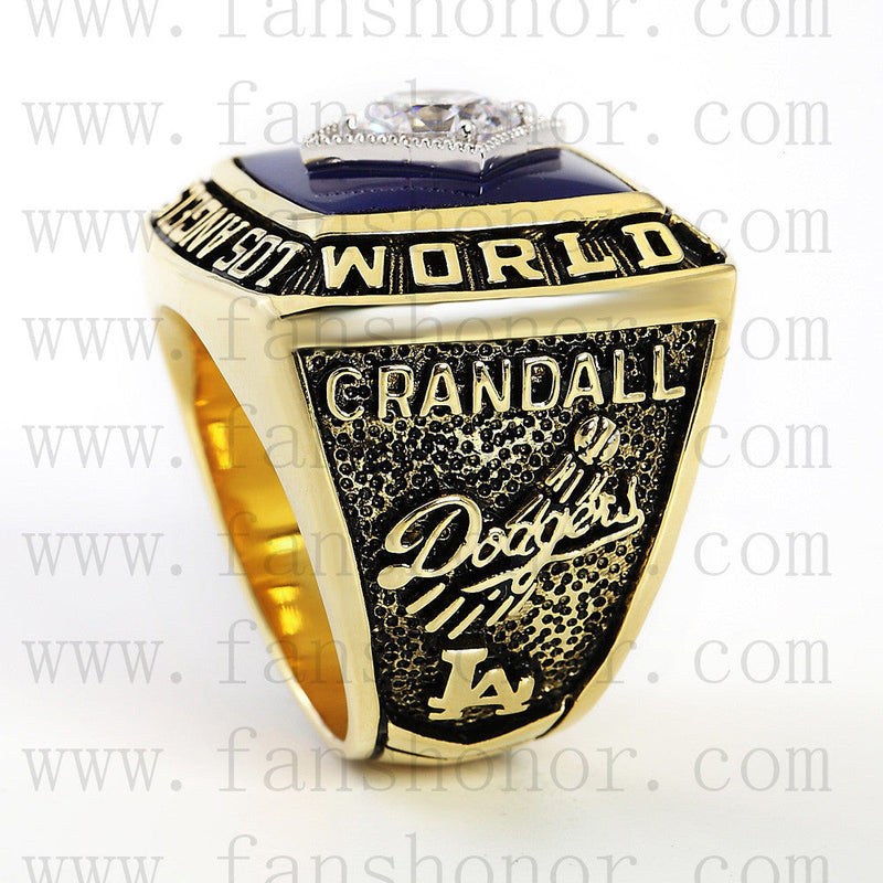 Customized MLB 1981 Los Angeles Dodgers World Series Championship Ring