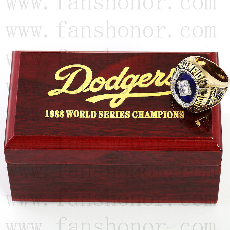 Customized MLB 1988 Los Angeles Dodgers World Series Championship Ring