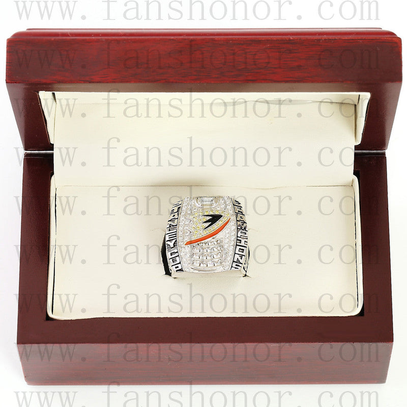 Customized NHL 2007 Anaheim Ducks Stanley Cup Championship Ring