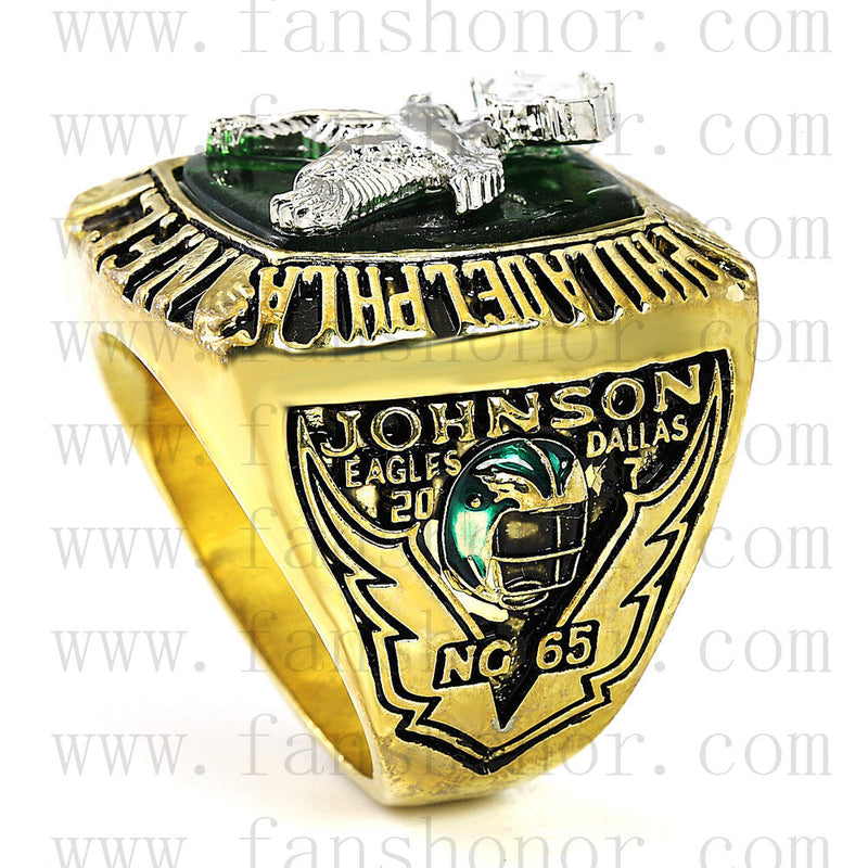 Customized NFC 1980 Philadelphia Eagles National Football Championship Ring