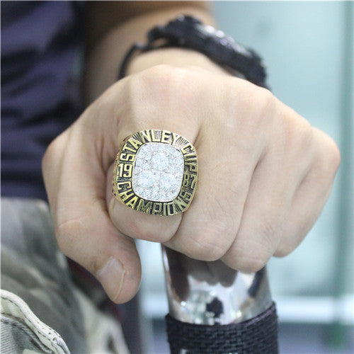 Custom 1987 Edmonton Oilers NHL Stanley Cup Championship Ring