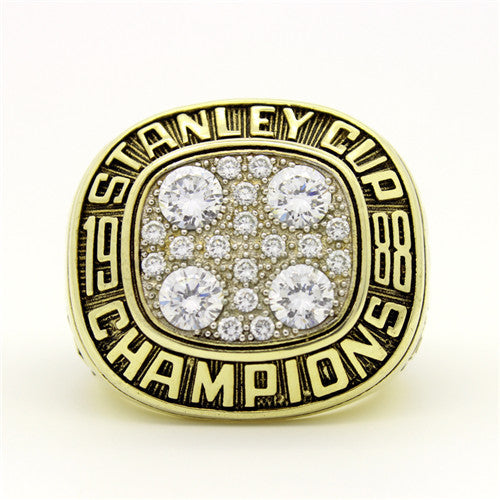 Custom 1988 Edmonton Oilers NHL Stanley Cup Championship Ring