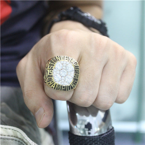 Custom 1990 Edmonton Oilers NHL Stanley Cup Championship Ring