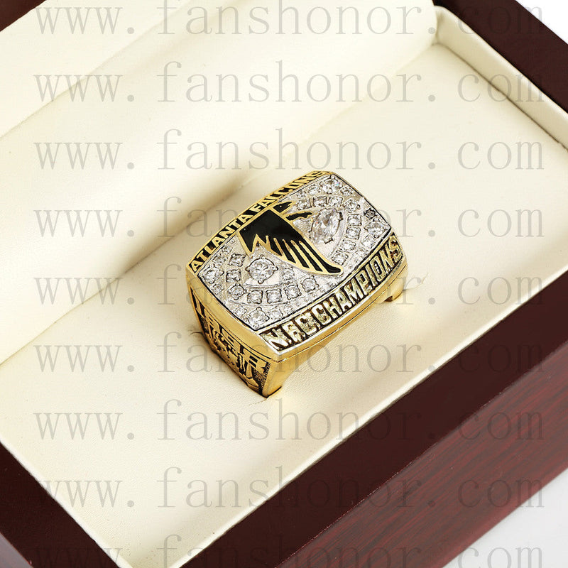 Customized NFC 1998 Atlanta Falcons National Football Championship Ring