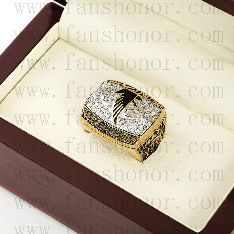 Customized NFC 1998 Atlanta Falcons National Football Championship Ring