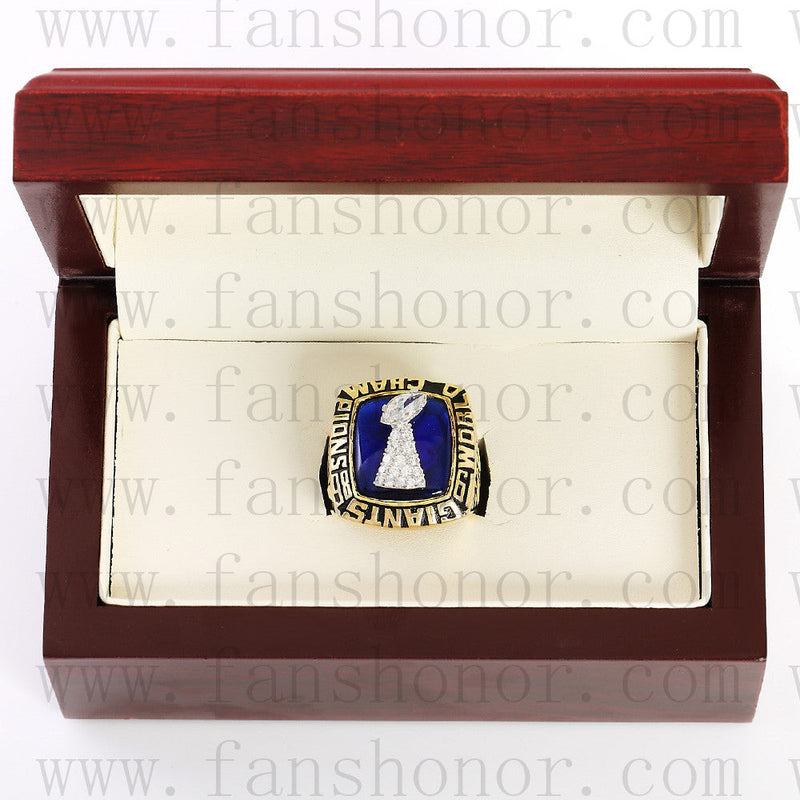 Customized New York giants NFL 1986 Super Bowl XXI Championship Ring