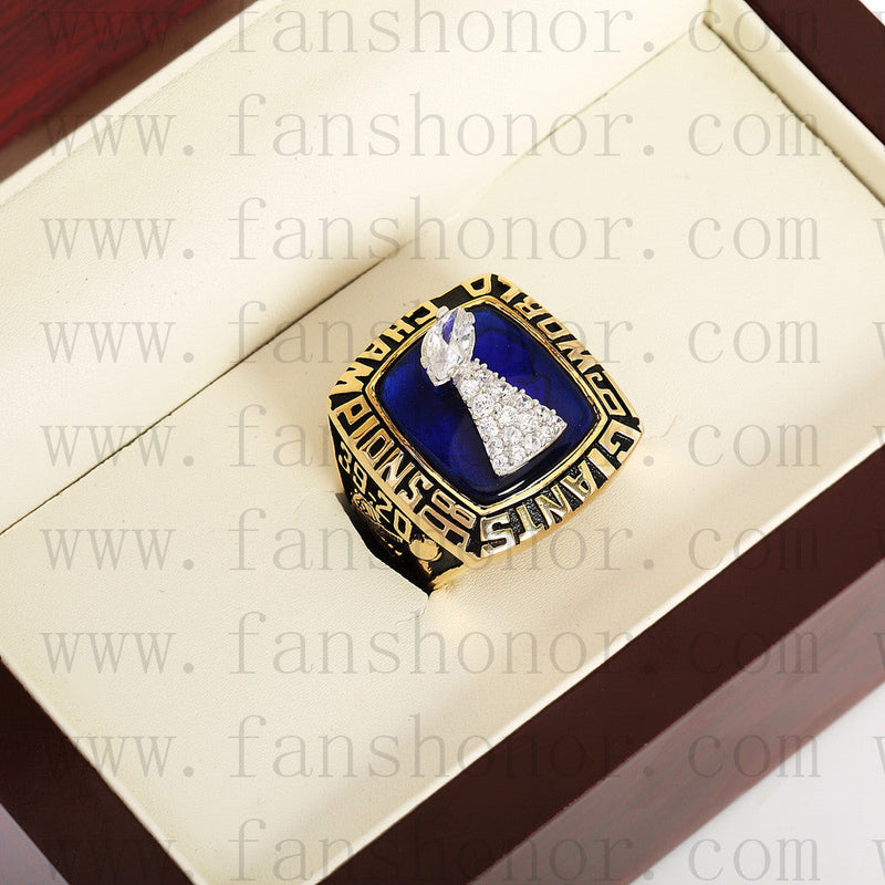 Customized New York giants NFL 1986 Super Bowl XXI Championship Ring