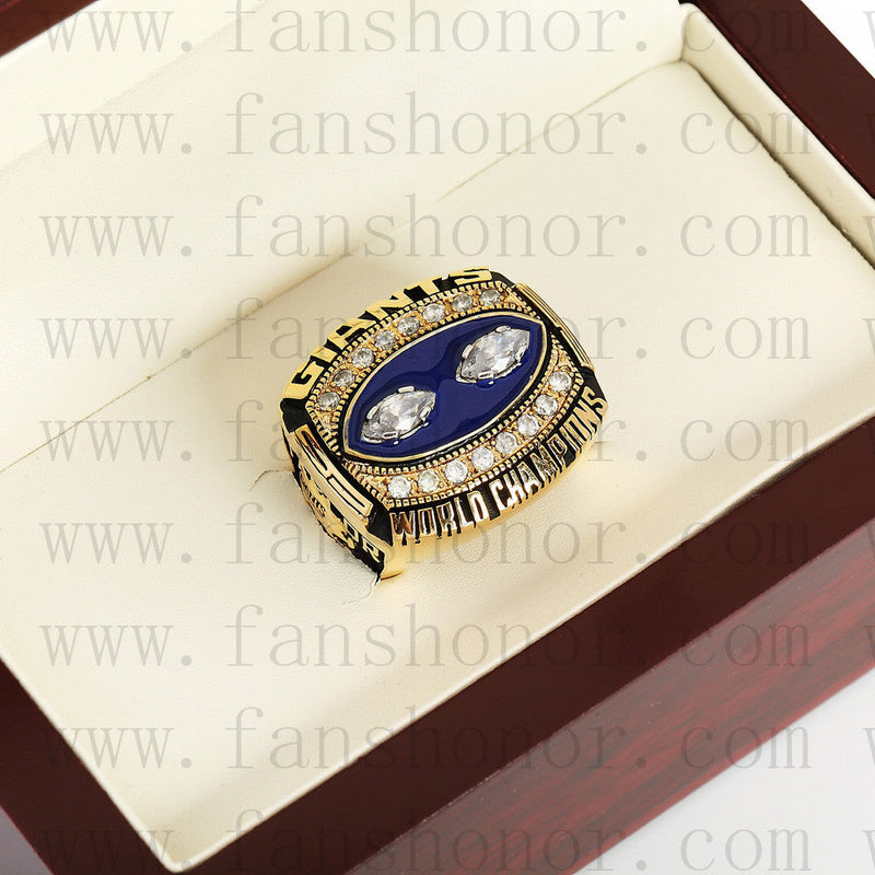 Customized New York giants NFL 1990 Super Bowl XXV Championship Ring