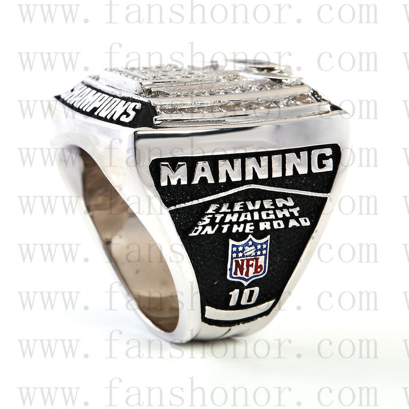 Customized New York Giants NFL 2007 Super Bowl XLII Championship Ring