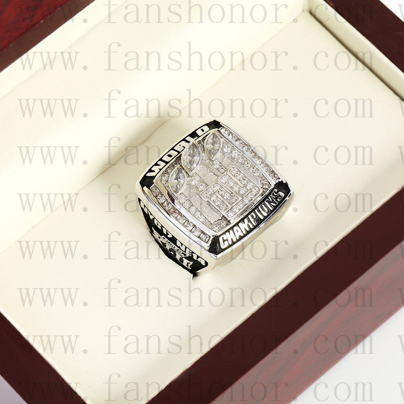 Customized New York Giants NFL 2007 Super Bowl XLII Championship Ring