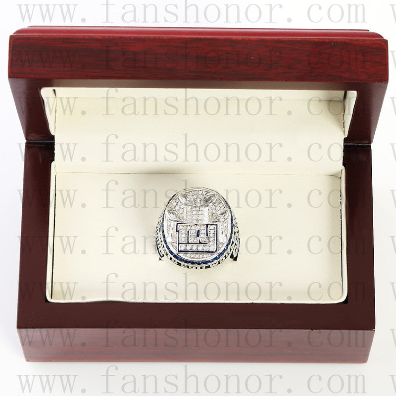 Customized New York Giants NFL 2011 Super Bowl XLVI Championship Ring