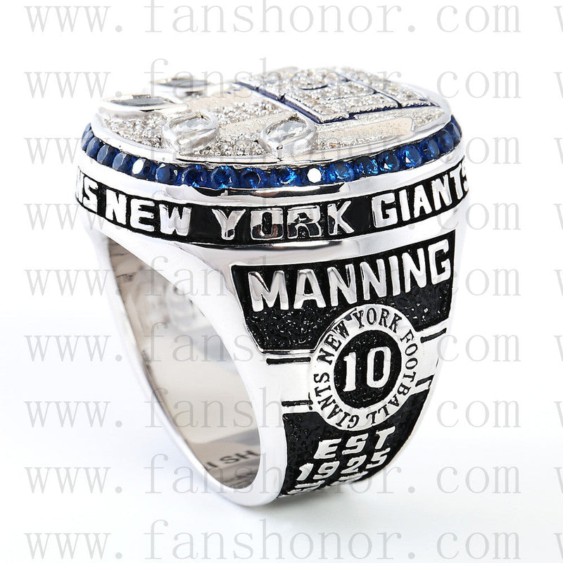 Customized New York Giants NFL 2011 Super Bowl XLVI Championship Ring