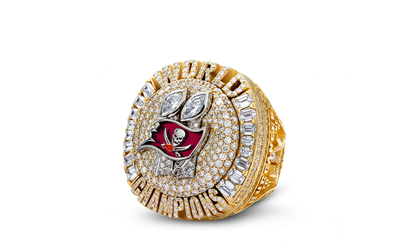 2020 Tampa Bay Buccaneers Super Bowl LV Championship Ring Removable Top