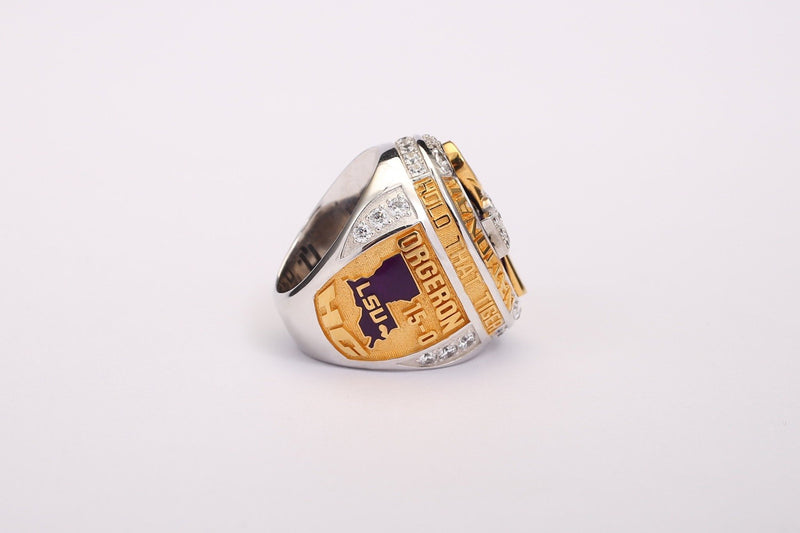 Ed Orgeron 2019 LSU Tigers NCAA National Championship Ring