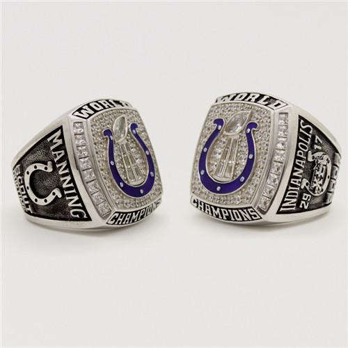 Peyton Manning Super Bowl Rings - 2006 Indianapolis Colts and 2015 Denver Broncos