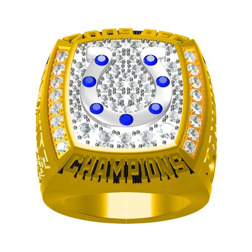 Custom 2009 Indianapolis Colts American Football Championship Ring