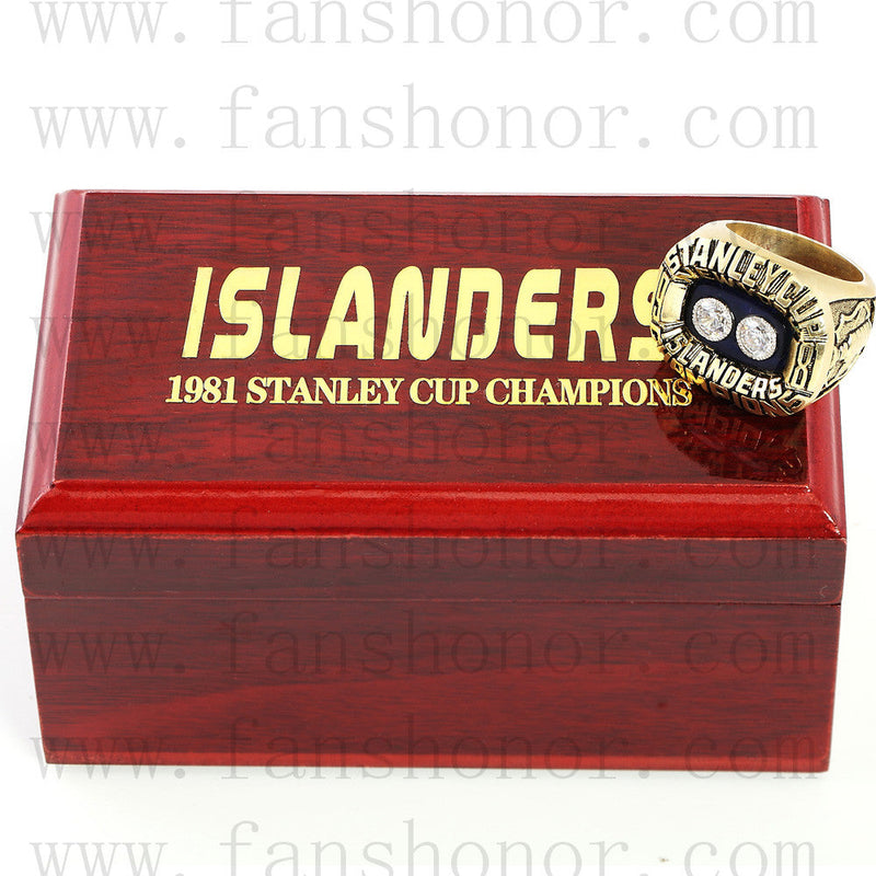 Customized NHL 1981 New York Islanders Stanley Cup Championship Ring