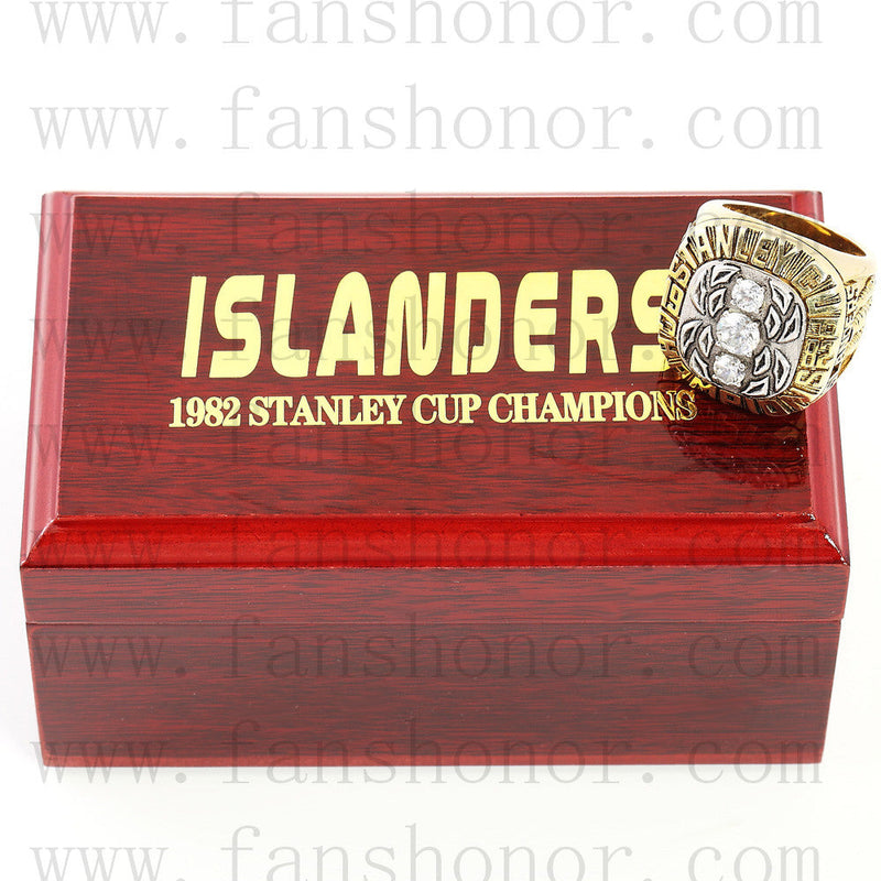 Customized NHL 1982 New York Islanders Stanley Cup Championship Ring