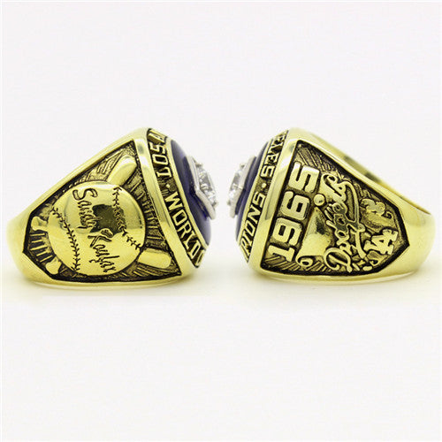 Custom 1965 Los Angeles Dodgers MLB World Series Championship Ring