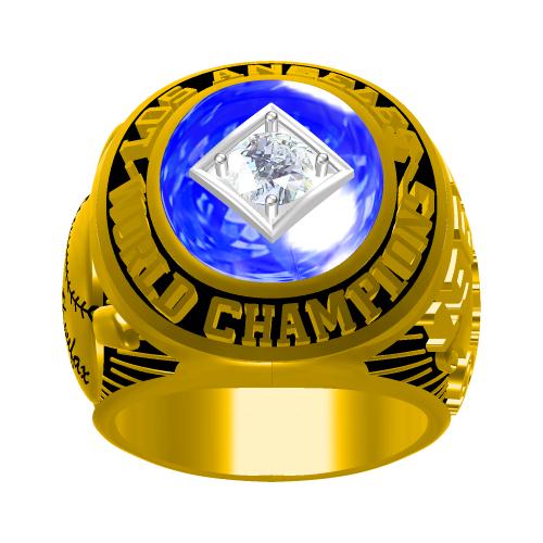 Custom 1965 Los Angeles Dodgers MLB World Series Championship Ring