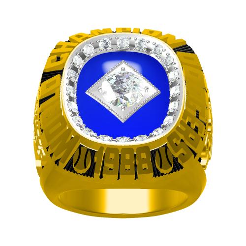 Custom 1988 Los Angeles Dodgers MLB World Series Championship Ring