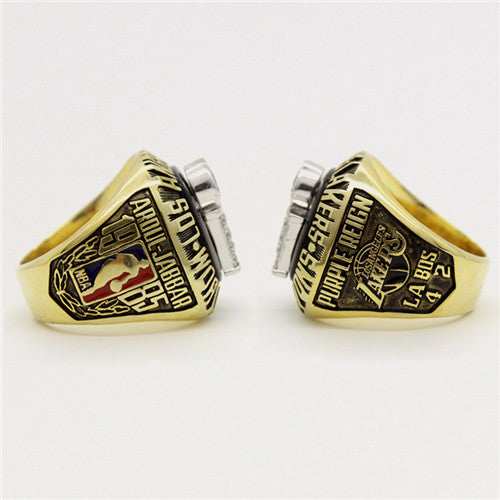 Custom 1985 Los Angeles Lakers NBA Basketball World Championship Ring