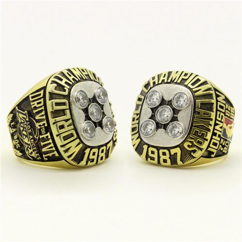 1987 Los Angeles Lakers NBA Basketball World Championship Ring