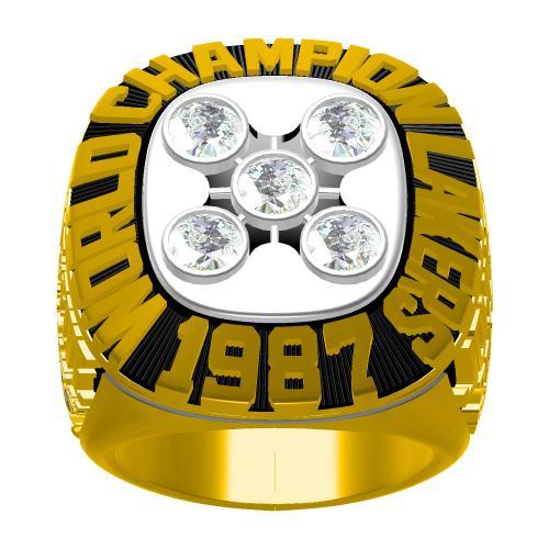 1987 Los Angeles Lakers NBA Basketball World Championship Ring