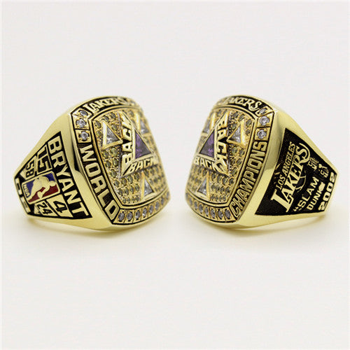 Custom 2002 Los Angeles Lakers National NBA Basketball World Championship Ring