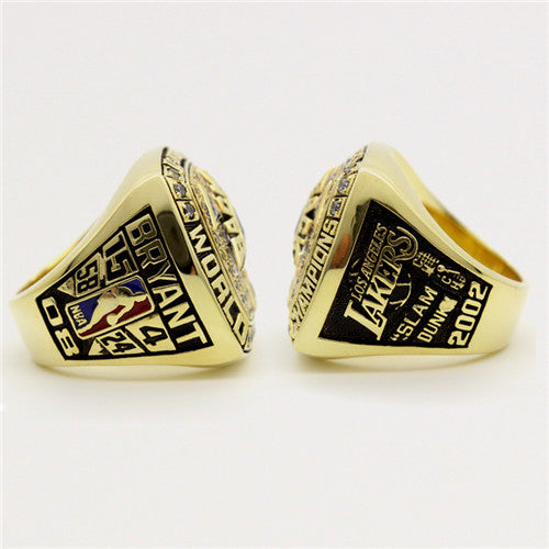 Custom 2002 Los Angeles Lakers National NBA Basketball World Championship Ring