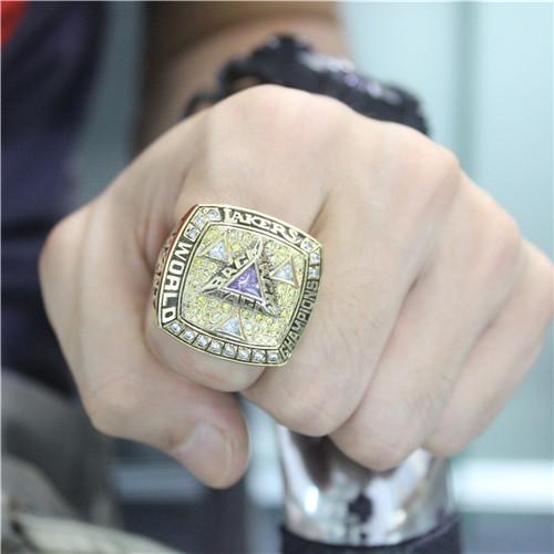 2002 Los Angeles Lakers NBA Basketball World Championship Ring