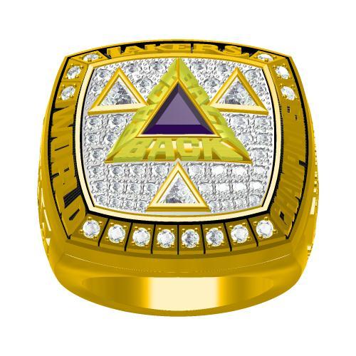 2002 Los Angeles Lakers NBA Basketball World Championship Ring