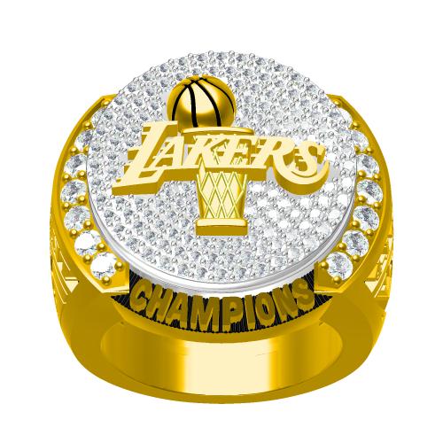 Custom 2009 Los Angeles Lakers National NBA Basketball World Championship Ring