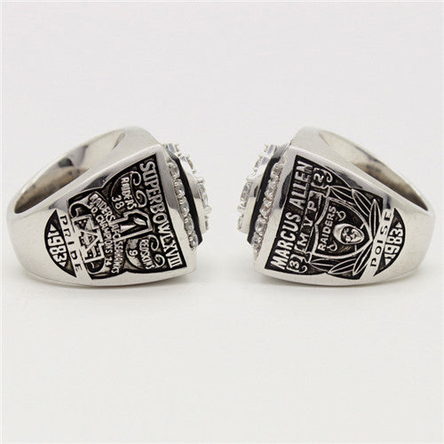 Custom Los Angeles Raiders 1983 NFL Super Bowl XVIII Championship Ring