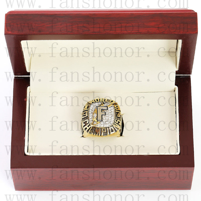 Customized MLB 1997 Miami Marlins World Series Championship Ring