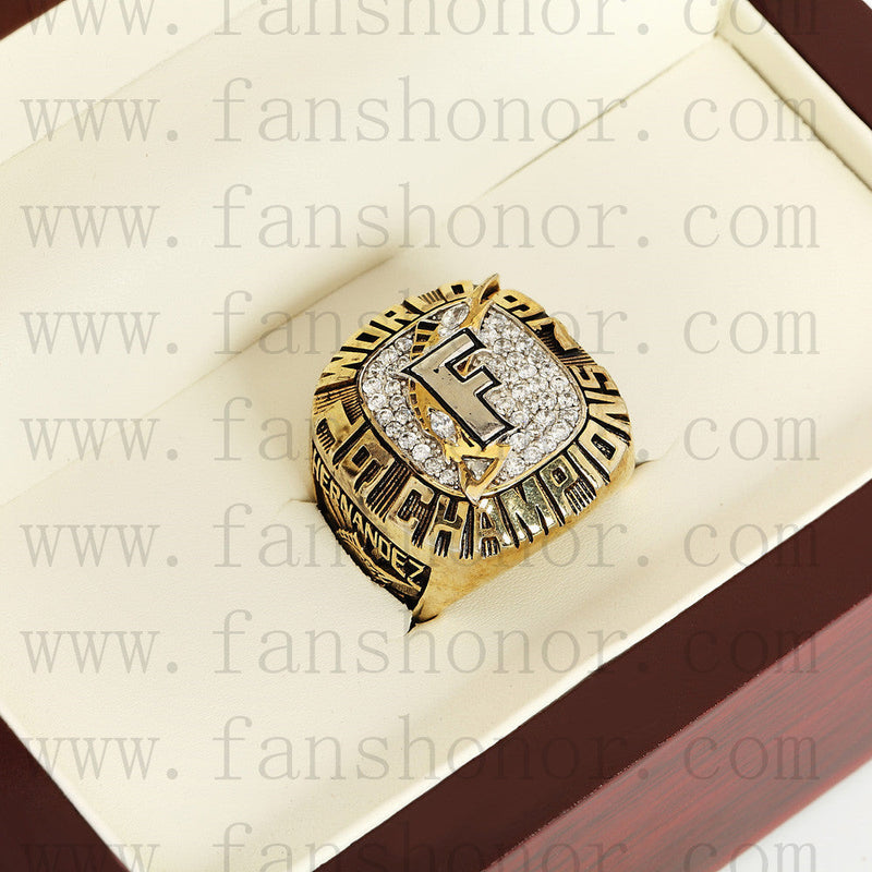 Customized MLB 1997 Miami Marlins World Series Championship Ring