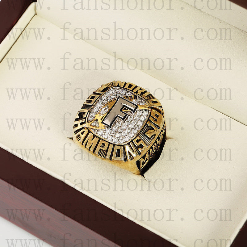 Customized MLB 1997 Miami Marlins World Series Championship Ring