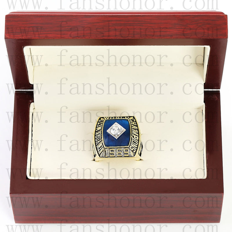 Customized MLB 1969 New York Mets World Series Championship Ring