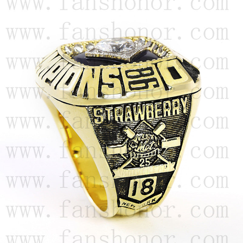 Customized MLB 1986 New York Mets World Series Championship Ring