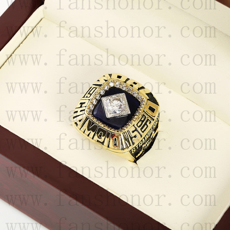 Customized MLB 1986 New York Mets World Series Championship Ring