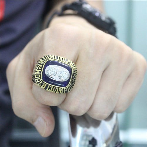 Custom Miami Dolphins 1973 NFL Super Bowl VIII Championship Ring