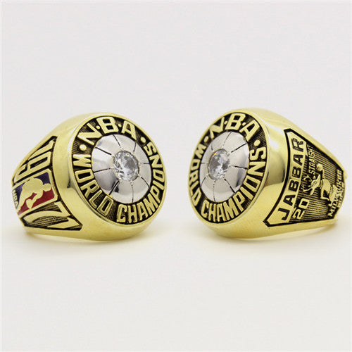 Custom 1971 Milwaukee Bucks NBA Basketball World Championship Ring