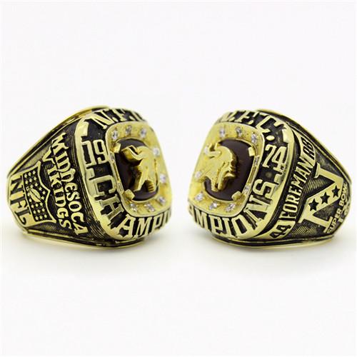 1974 Minnesota Vikings National Football NFC Championship Ring