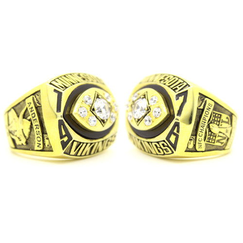 Custom 1976 Minnesota Vikings National Football Championship Ring