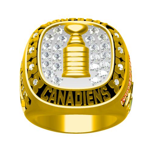 Custom 1956 Montreal Canadiens NHL Stanley Cup Championship Ring