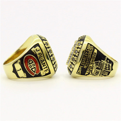 Custom 1958 Montreal Canadiens NHL Stanley Cup Championship Ring